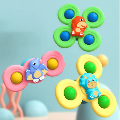 Tiny Footies™ - Suction Spinners